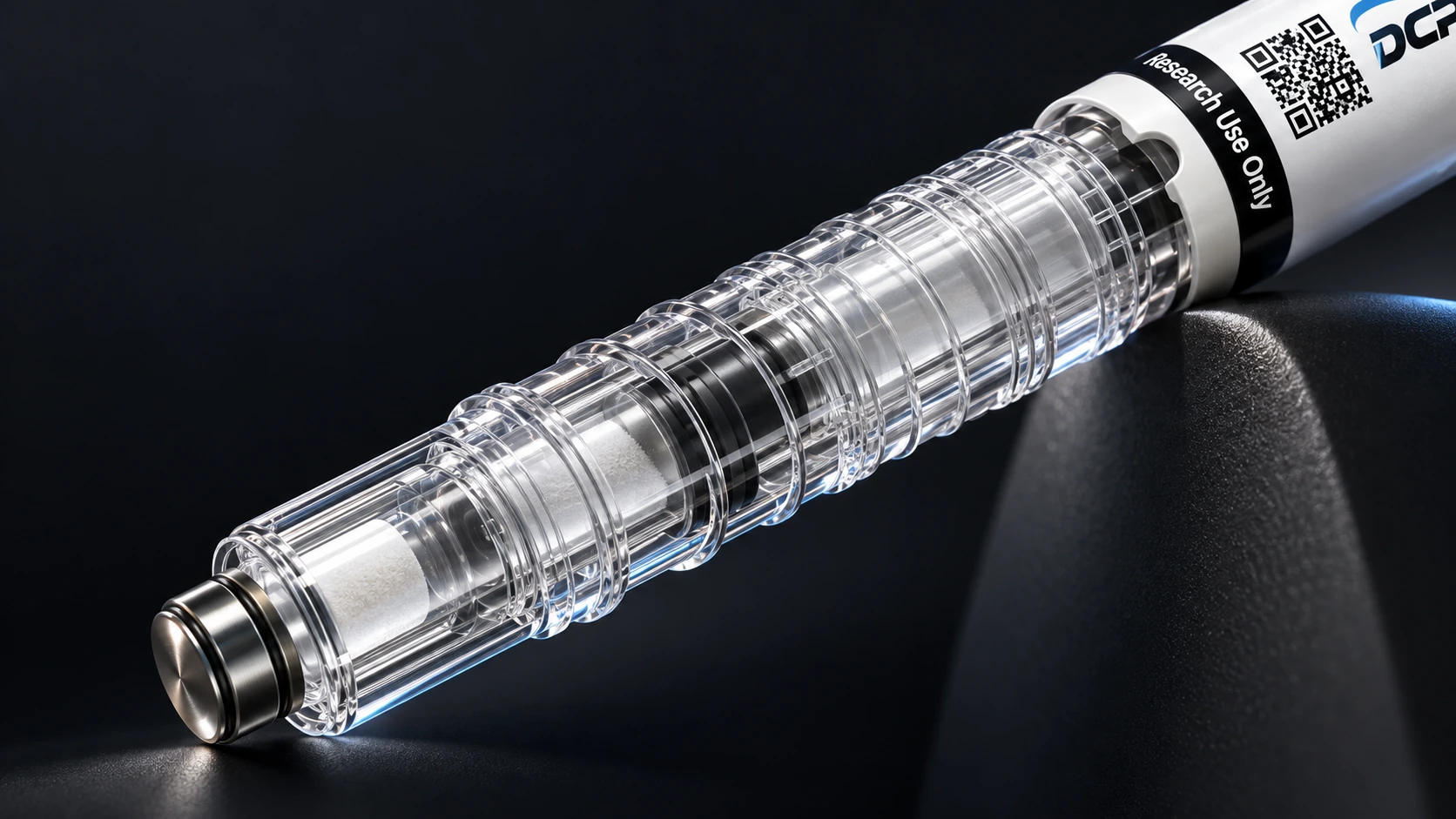 Dual Chamber Peptides — Redaktionell produktuppställning; inte ett foto av verkliga anläggningar, tillbehör eller testresultat.